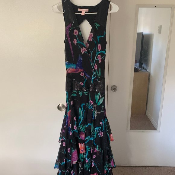 Matthew Williamson Multi-colored Bird Maxi Dress - Picture 1 of 7
